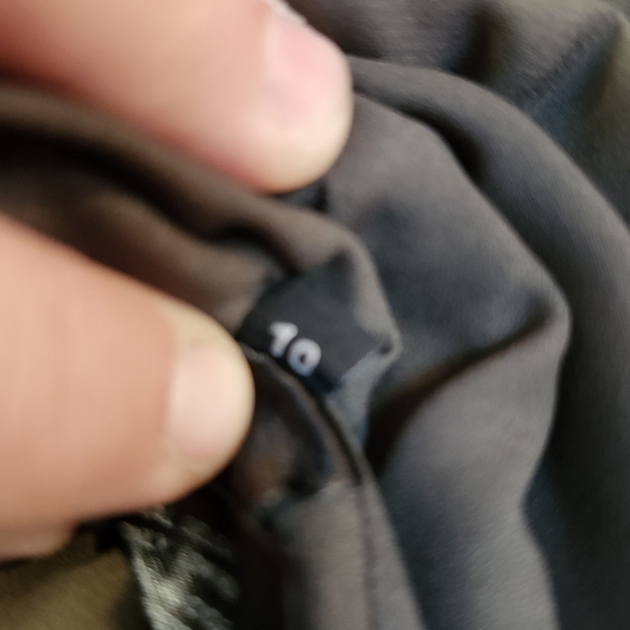 Proenza Schouler STRIPE CONTRAST PLEATED SKIRT FATIGUE Sz 10 - Picture 6 of 9